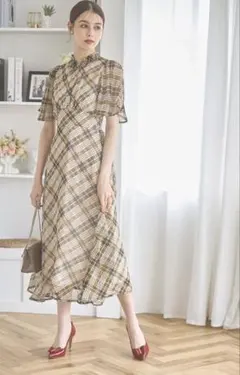 チェックワンピース【cavlies　キャブリス】tocco closet
