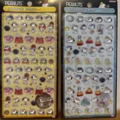 ボンボンドロップシール　ミニ　スヌーピー