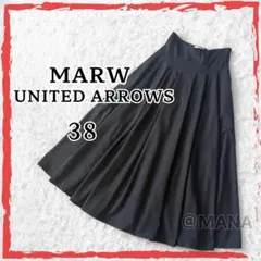 極美品 MARW UNITED ARROWS ランダムタックスカート