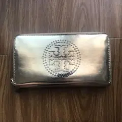 Tory Burch メタリックゴールド　長財布