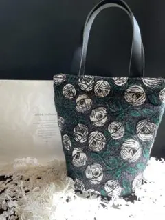 ミナペルホネン　rosy 丸底バッグ　ハンドメイド♪