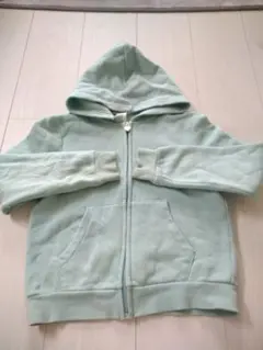 ミントグリーン フード付きパーカー EUR 134/140