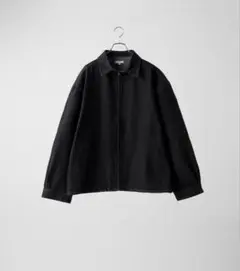 【cussil/クシル】11.5ozルーズシルエットジップアップデニムブルゾン