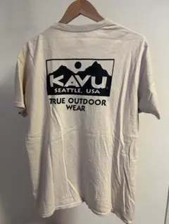 KAVU Tシャツ ベージュ Lサイズ