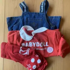 子供服　女の子　100センチ　まとめ売り　BABYDOLL 秋冬