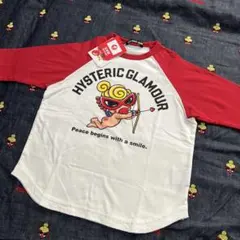 ヒステリックミニ ラグランロングTシャツ