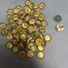 ビールキャップセット 約100個 装飾2個