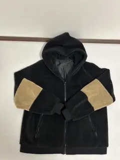 ボアパーカー Lサイズ ブラック/ベージュ