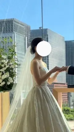 トリートドレッシング　80×300cm　ウェディングベール