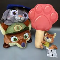 匿名配送　ズートピアぬいぐるみセット♡のサムネイル