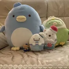 すみっコぐらし　ぬいぐるみ5点セット