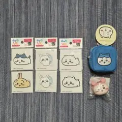 ちいかわ ステッカー ポーチ シリコン カラナビ アイロンプリント 新品 未使用
