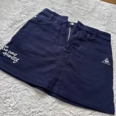 le coq sportif ネイビー ミニスカートのサムネイル