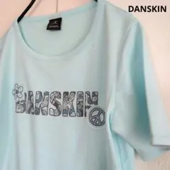 【美品】DANSKIN 半袖Tシャツ ライトブルーLサイズのサムネイル