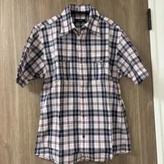 Burberry Black Label 半袖チェックシャツ