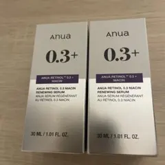 anua 0.3+ Niacin Renewing Serum 2本セット