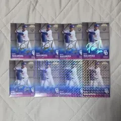 中日ドラゴンズ Dragons 中村奈一輝 エポックカード トレカ 8枚セット