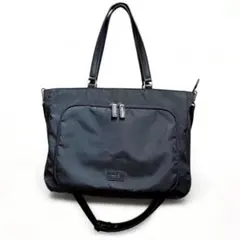 アニエスべー ナイロンショルダーバッグ ネイビー 斜め掛け 良品