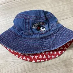 ミニーデニム帽子