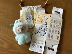 PIN FOR LOVE ぬいぐるみ 水色 約15cm