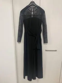 12/16まで値下げ＊レディース ZARA パンツドレス XS ブラック 結婚式