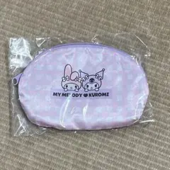 【新品未使用】　マイメロディ♡クロミ サテンポーチのサムネイル