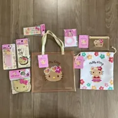 日焼けキティ サンリオ ８点セット ダイソー セリア キャンドゥ