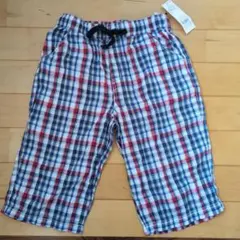 チェック柄ハーフパンツ 150cm