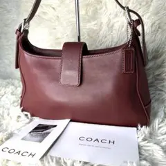 極美品 OLDCOACH コーチワンショルダーバッグ　レザー・オールドコーチ