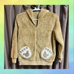 ディズニー　ダッフィ　モコモコパーカー LL 大人