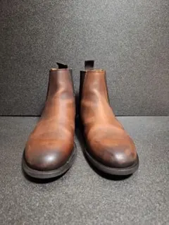 ZARA ザラ 40 メンズ 24.5cm サイドゴア 茶 ブラウン ブーツ