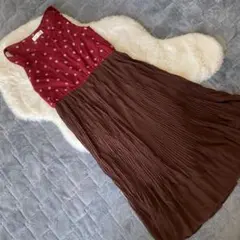 ドット　ロングワンピースのサムネイル