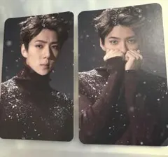 EXO セフン sing for you ステッカー トレカ 2種セット