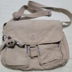 キプリング ベージュ ショルダーバッグ