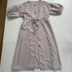 archives ベージュ　シャツワンピース 半袖