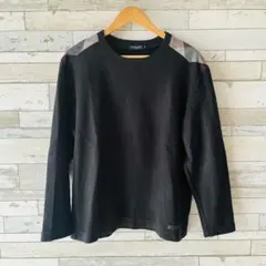 ブラックレーベル クレストブリッジ☆メンズ☆ニット☆長袖☆LL☆黒