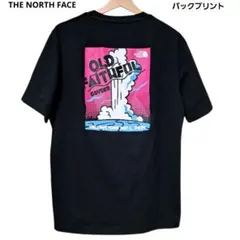 ​【韓国限定】ノースフェイス ホワイトレーベル Tシャツ バックプリント 黒 L