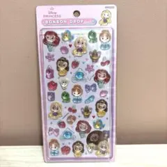 【新品】ディズニープリンセス　ボンボンドロップシール