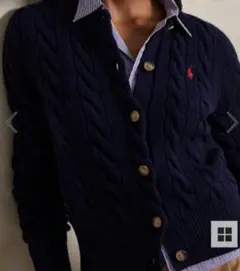 polo ralph lauren カシミヤカーディガン　ウール