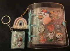 無*し様 ♡シール帳完成品♡ミニシール帳＆虹チャーム付き