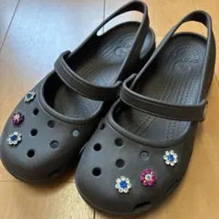 クロックスW6/22㎝ シャイナメリージェーン ダークブラウン【廃盤品】のサムネイル