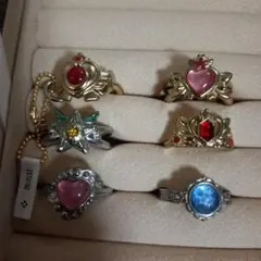 セーラームーン　ダイキャストリングチャーム　ガチャ　ガシャポン 全種類 セット