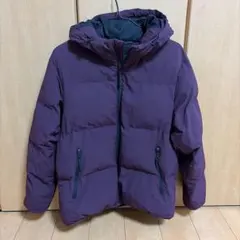 GU 中綿ポリエステル ダウン風 アウター ワインレッド