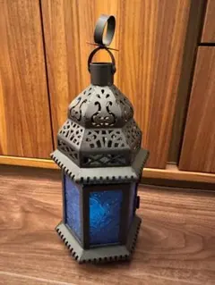 モロッコスタイル透かし彫り装飾キャンドルランタンのサムネイル