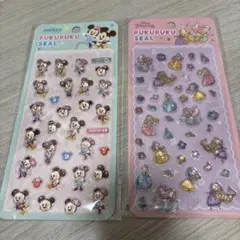 ぷくぷくシール　ディズニー