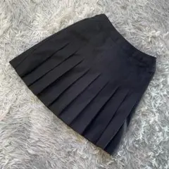 BROWNY ブラウニー ブラック プリーツミニスカート M 裏地付き