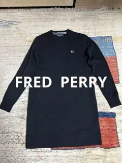 FRED PERRYワンピース ワンポイントニット 美品