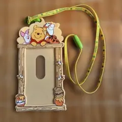 くまのプーさん IDカードホルダー ストラップ☆東京ディズニーランド