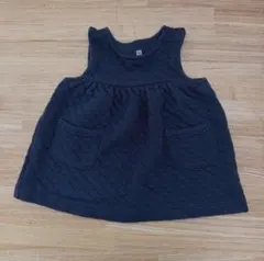 【美品】GAP キルティング ジャンパースカート セット ネイビー 3-6m