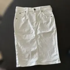 Lee ホワイトデニム ペンシルタイトスカートのサムネイル